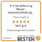R+V Versicherung Plauen - Generalvertretung Marcus Fröhlich - werkenntdenBESTEN.de Qualitätssiegel