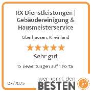 RX Dienstleistungen | Gebäudereinigung & Hausmeisterservice - werkenntdenBESTEN.de Qualitätssiegel
