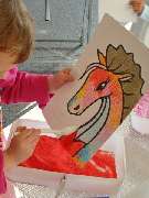 SANDELFE - Kindergeburtstage mit Sandbildern / Onlineshop - so entsteht ein Sandbild