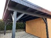 Sandra Kade Zimmerei/Trockenbau - Carport mit Geräteschuppen