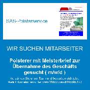SAS-Polsterservice - Polsterer mit Meisterbrief zur Übernahme des Geschäfts gesucht ( m/w/d )