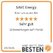 SAVE Energy - werkenntdenBESTEN.de Qualitätssiegel
