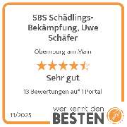 SBS Schädlings-Bekämpfung, Uwe Schäfer - werkenntdenBESTEN.de Qualitätssiegel