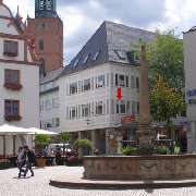 Firmensitz direkt am Marktplatz in Darmstadt, Kirchstraße 1