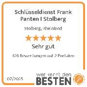 Schlüsseldienst Frank Panten I Stolberg - werkenntdenBESTEN.de Qualitätssiegel