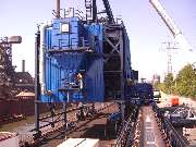 Schmiedl Metall- & Fördertechnik GmbH - verfahrbare Bunkeranlage zur Schiffsentladung