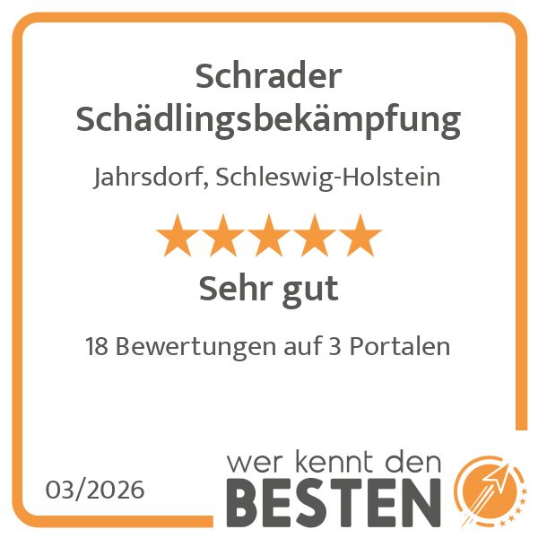 Schrader Schädlingsbekämpfung - werkenntdenBESTEN. …