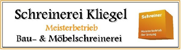 Schreinerei Stephan Kliegel - Logo Klaus Kliegel S …