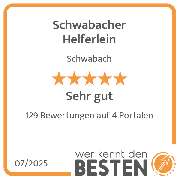 Schwabacher Helferlein - werkenntdenBESTEN.de Qualitätssiegel