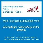 Seniorenpflegeheim “Klein Sanssouci” Kalbe / Milde GmbH - Altenpfleger / Altenpflegehelfer (m/w/d)