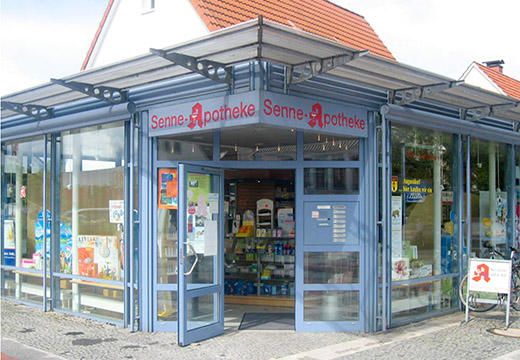 Senne-Apotheke - Aussenansicht der Senne-Apotheke