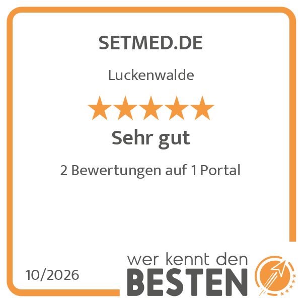 SETMED.DE - werkenntdenBESTEN.de Qualitätssiegel