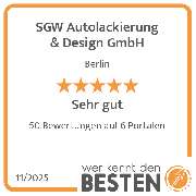 SGW Autolackierung & Design GmbH - werkenntdenBESTEN.de Qualitätssiegel