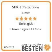SHK 3D Solutions - werkenntdenBESTEN.de Qualitätssiegel