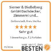 Siemer & Dießelberg GmbH Dachdecker, Zimmerei und Innenausbau - werkenntdenBESTEN.de Qualitätssiegel