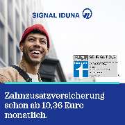 SIGNAL IDUNA Versicherung Andre Winter - Versicherungsagentur - Zanhzusatzversicherung: stark, günstig, einfach sofort online abschließen