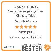 SIGNAL IDUNA-Versicherungsagentur Christa Tibo - werkenntdenBESTEN.de Qualitätssiegel