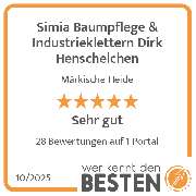 Simia Baumpflege & Industrieklettern Dirk Henschelchen - werkenntdenBESTEN.de Qualitätssiegel