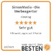 SimonMedia - Die Werbeagentur - werkenntdenBESTEN.de Qualitätssiegel