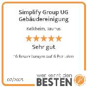 Simplify Group UG Gebäudereinigung - werkenntdenBESTEN.de Qualitätssiegel