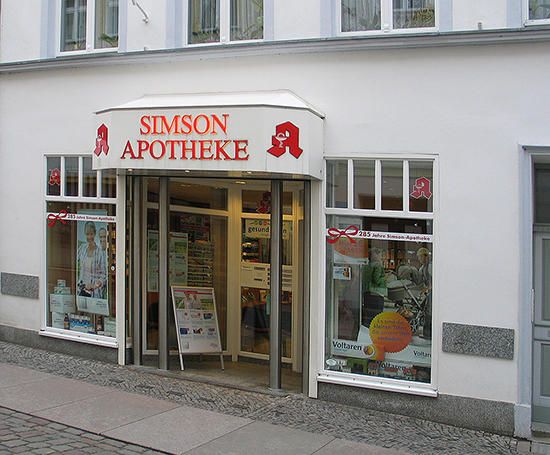 Simson-Apotheke - Aussenansicht der Simson-Apothek …