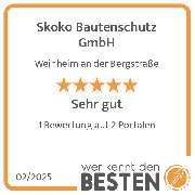 Skoko Bautenschutz GmbH - werkenntdenBESTEN.de Qualitätssiegel