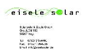 Solartechnik Eisele GmbH - 1