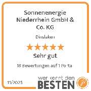 Sonnenenergie Niederrhein GmbH & Co. KG - werkenntdenBESTEN.de Qualitätssiegel