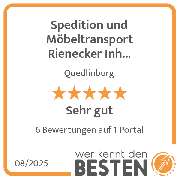 Spedition und Möbeltransport Rienecker Inh Siegfried Gloza - werkenntdenBESTEN.de Qualitätssiegel