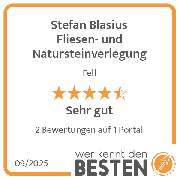 Stefan Blasius Fliesen- und Natursteinverlegung - werkenntdenBESTEN.de Qualitätssiegel