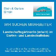 Stein & Garten GmbH - Landschaftsgärtner/in (m/w/d) im Garten- und Landschaftsbau