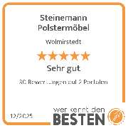 Steinemann Polstermöbel - werkenntdenBESTEN.de Qualitätssiegel