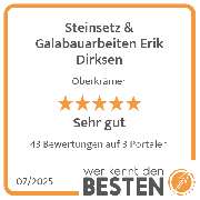 Steinsetz & Galabauarbeiten Erik Dirksen - werkenntdenBESTEN.de Qualitätssiegel
