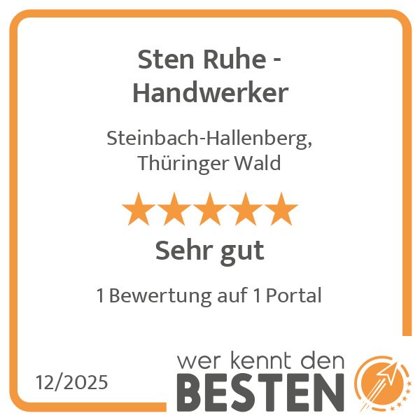 Sten Ruhe - Handwerker - werkenntdenBESTEN.de Qual …
