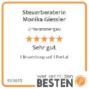 Steuerberaterin Monika Giessler - werkenntdenBESTEN.de Qualitätssiegel