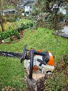 Strack Gartenbau & Containerdienst - Stihl Motorsäge