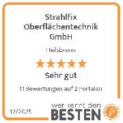 Strahlfix Oberflächentechnik GmbH - werkenntdenBESTEN.de Qualitätssiegel