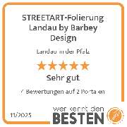 STREETART-Folierung Landau by Barbey Design - werkenntdenBESTEN.de Qualitätssiegel