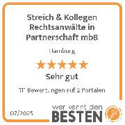 Streich & Kollegen Rechtsanwälte in Partnerschaft mbB - werkenntdenBESTEN.de Qualitätssiegel