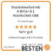 Stuckateurbetrieb A.Ritter & J. Wanitschek GbR - werkenntdenBESTEN.de Qualitätssiegel