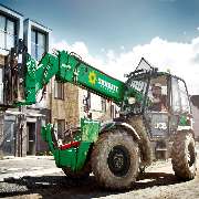 Sunbelt Rentals Trakway - A telehandler on site being used on hire.