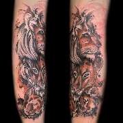 Sketchy Lion Tattoo