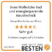 Sven Wollnitzke Bad und energiesparende Haustechnik - werkenntdenBESTEN.de Qualitätssiegel