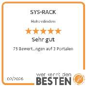 SYS-RACK - werkenntdenBESTEN.de Qualitätssiegel