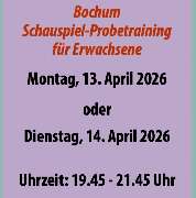 TAKE OFF Schauspielschule, Bochum