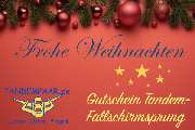 TandemPaar.de Tandemsprung Niederbayern Anbieter - Niederbayern Weihnachtsgeschenk Tandem Fallschirmsprung