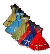 Tanzkleid der 50er - Anke Beger - Festliches Petticoatkleid in vielen Farben