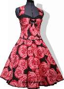 Tanzkleid der 50er - Anke Beger - Rosenpetticoatkleid begrenzte Anzahl
