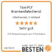 Taxi FLY Krankenfahrdienst - werkenntdenBESTEN.de Qualitätssiegel