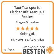 Taxi Transporte Fischer Inh. Manuela Fischer - werkenntdenBESTEN.de Qualitätssiegel